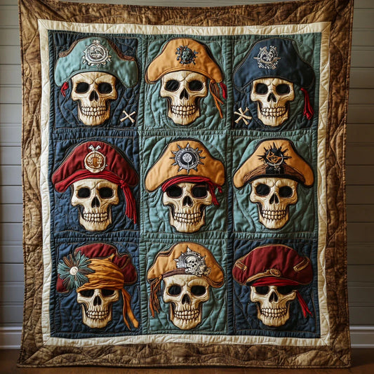 Pirate Charm Quilt Blanket