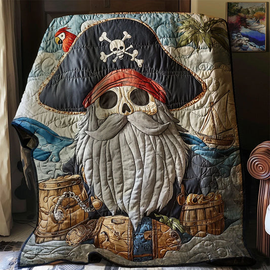 Pirate King's Hoard Quilt Blanket