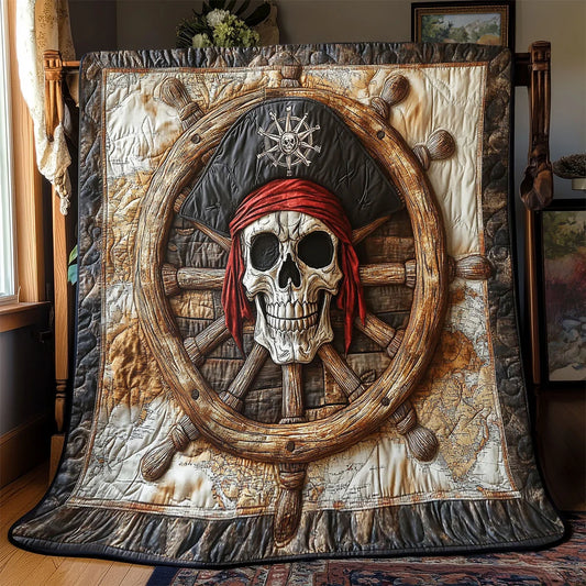 Pirate Wheel Quilt Blanket