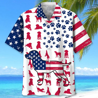 Pitbull Hawaiian Beach Hawaiian Shirt, custom shirt gift for men (view 2)