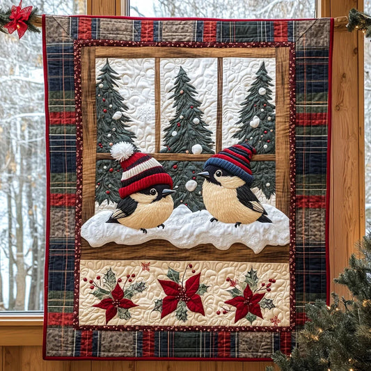 Plaid Whispers Quilt Blanket