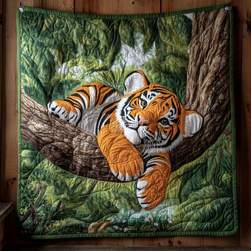 Play With Tree Quilt Blanket