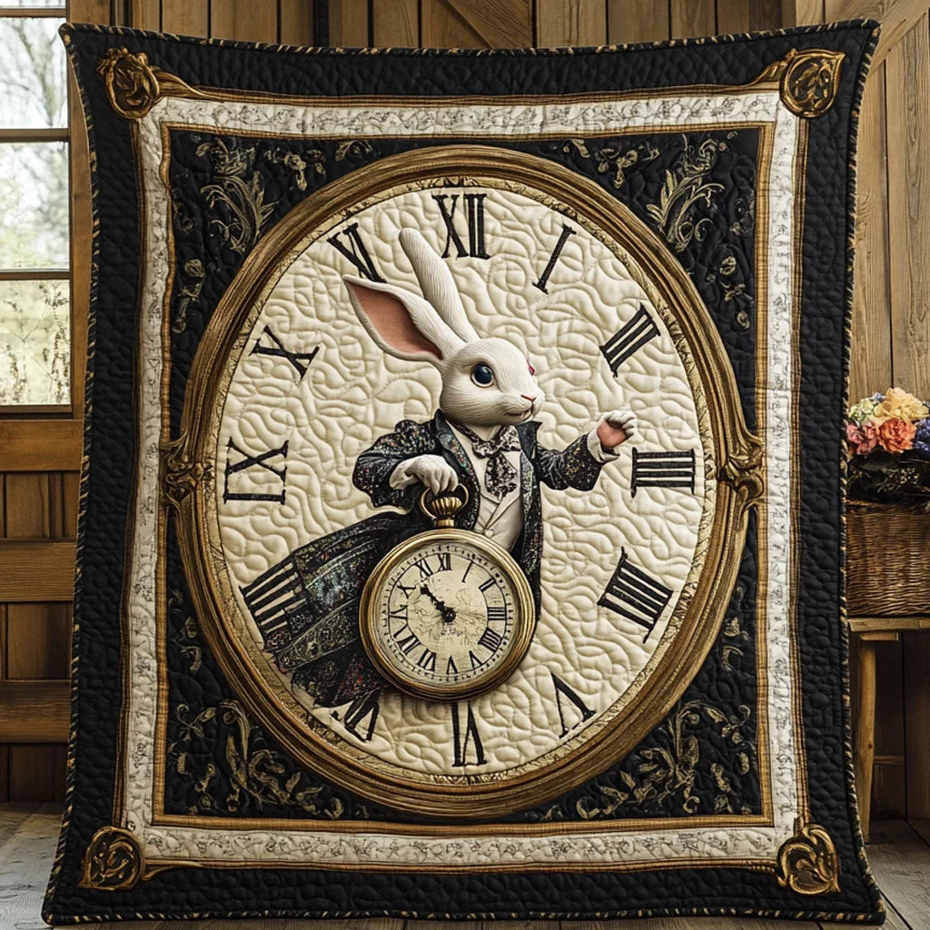 Pocketwatch Parade Quilt Blanket