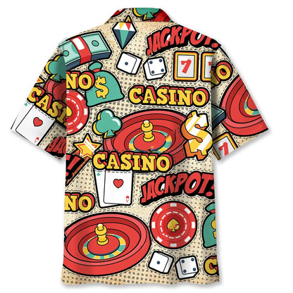 Poker Jackpot Hawaiian Shirt, custom shirt gift for men (view 3)