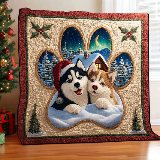 Polar Paws Quilt Blanket