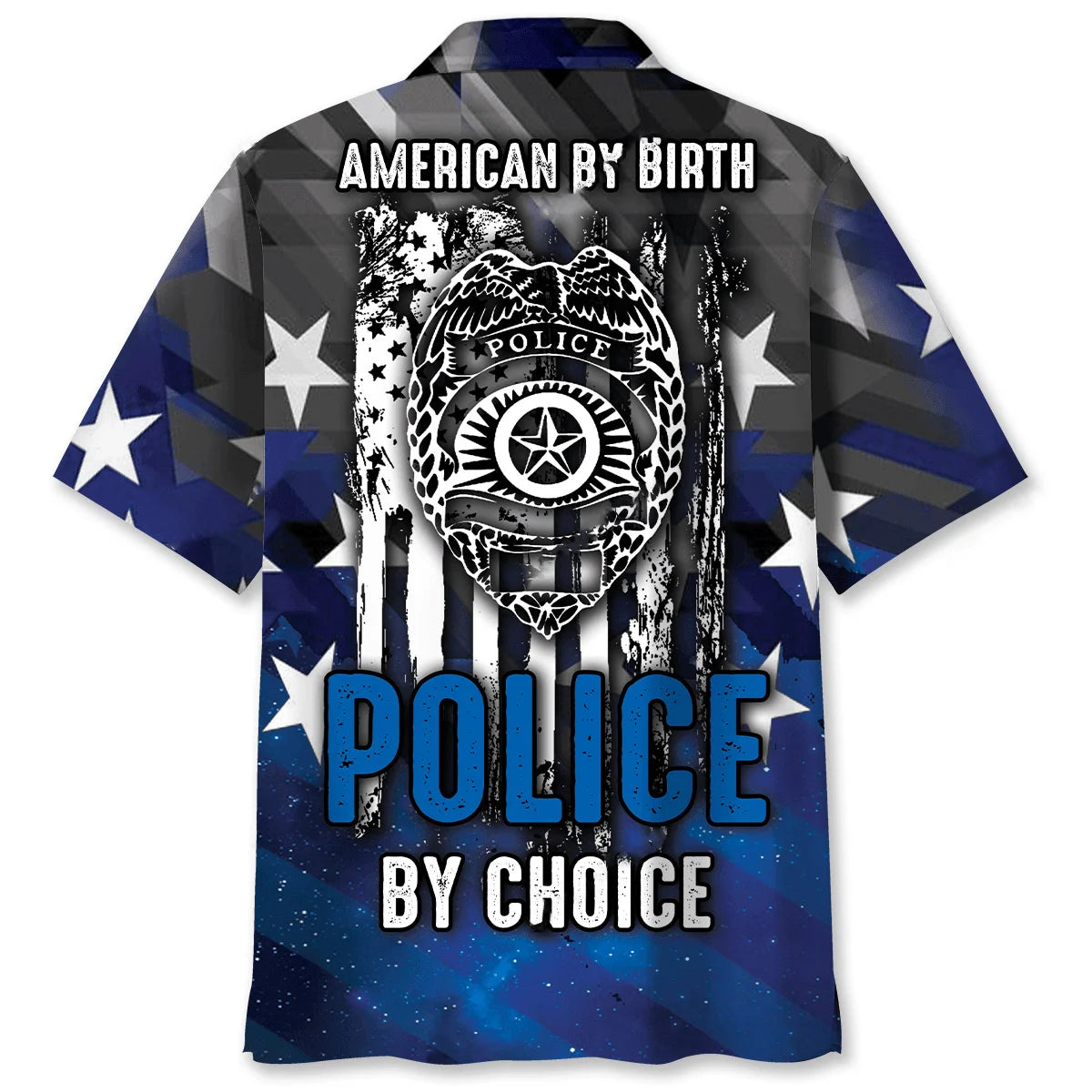 Police by Choice Hawaiian Shirt, custom shirt gift for men (view 3)