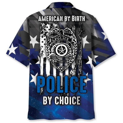 Police by Choice Hawaiian Shirt, custom shirt gift for men (view 3)