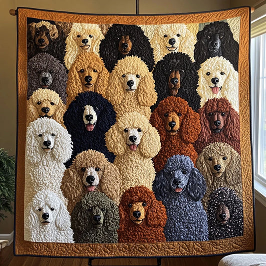 Poodle Peaks Quilt Blanket