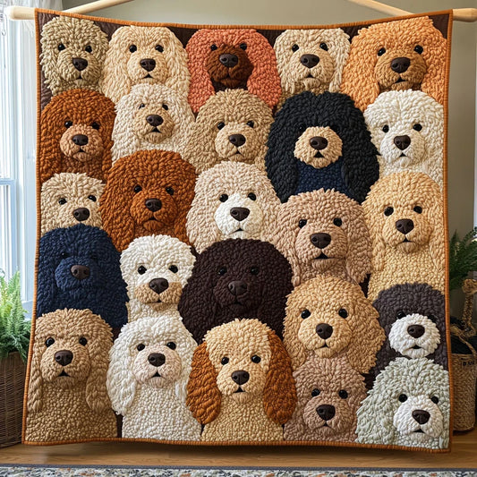 Poodle Pizzazz Quilt Blanket
