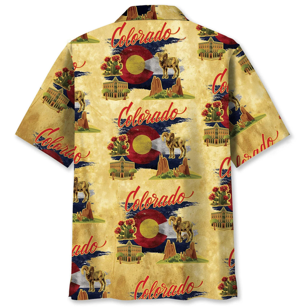Proud Colorado Hawaiian Shirt, custom shirt gift for men