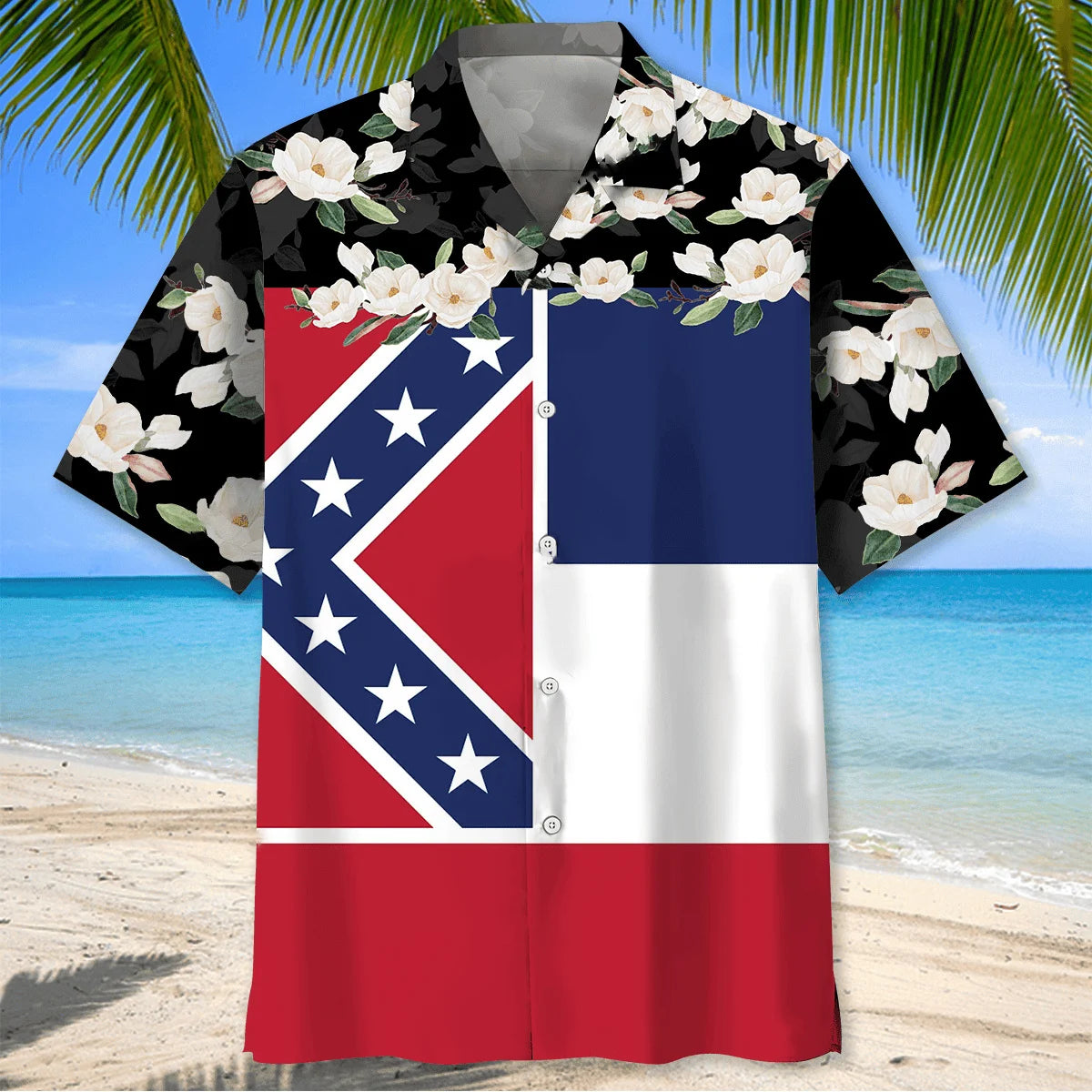 Proud Mississippi State Hawaiian Shirt, custom shirt gift for men (view 2)