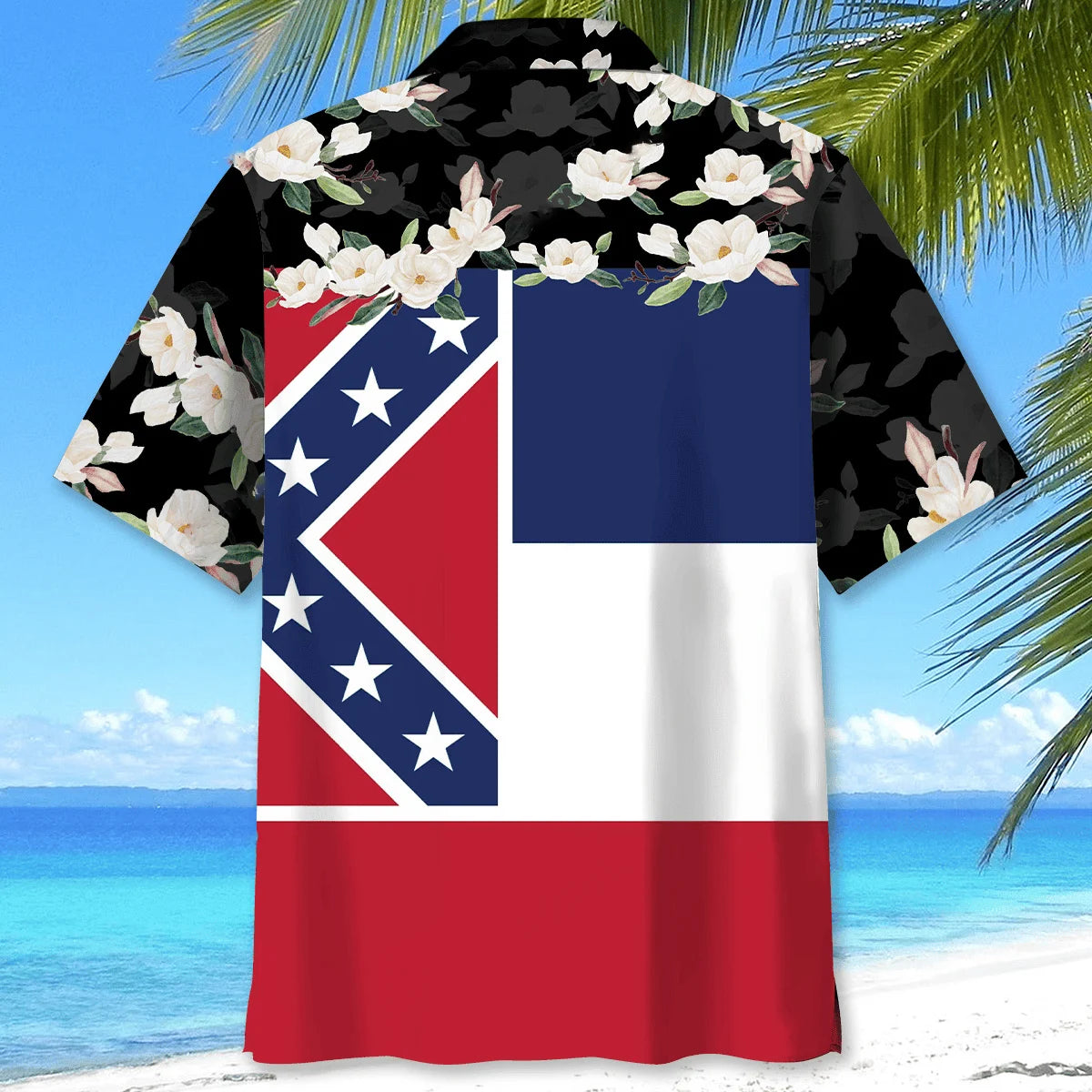 Proud Mississippi State Hawaiian Shirt, custom shirt gift for men (view 3)