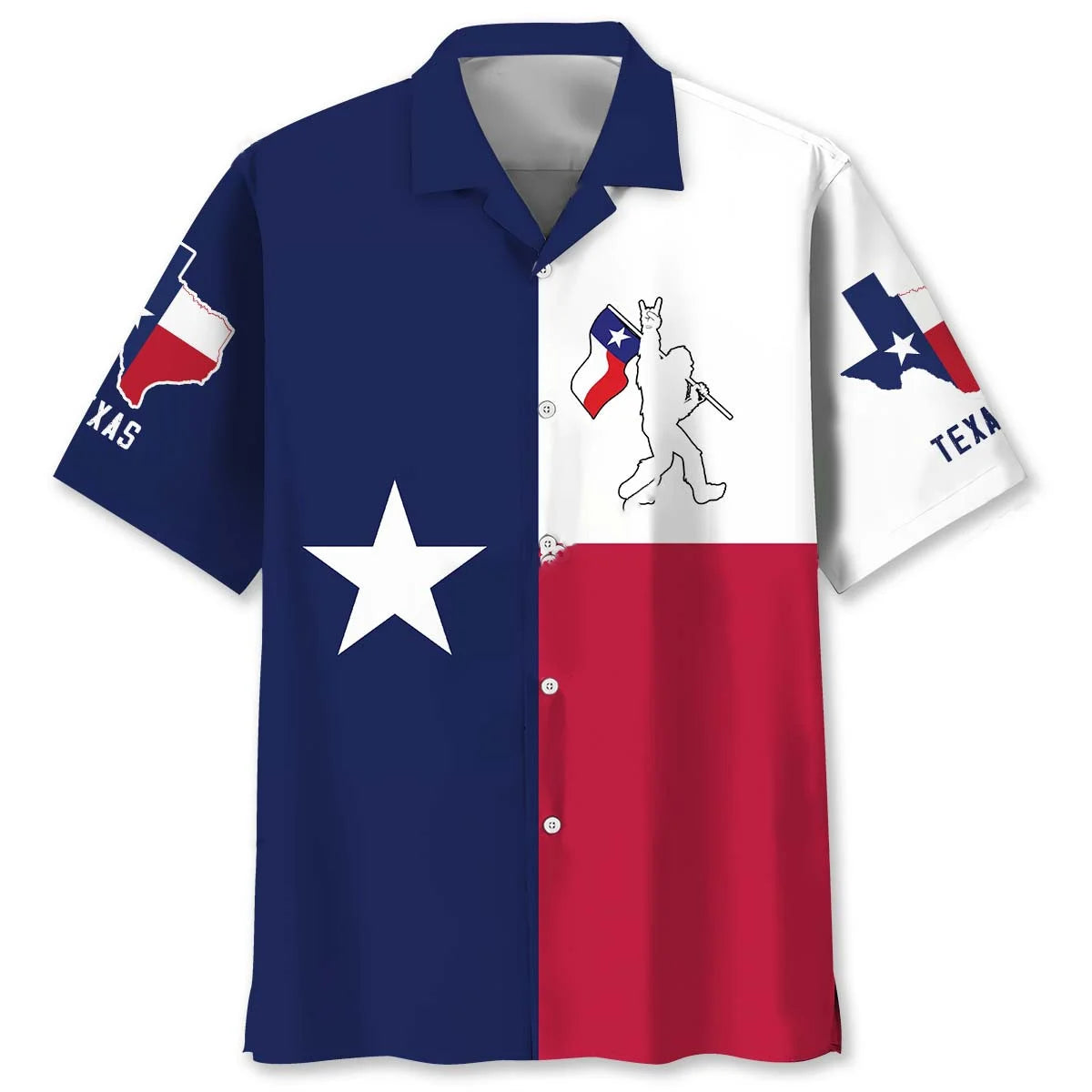 Proud Texas Hawaiian Shirt, custom shirt gift for men