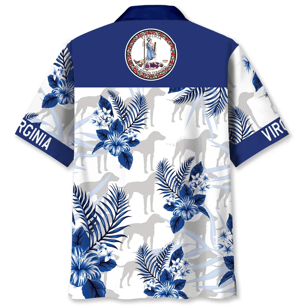 Proud Virginia State Hawaiian Shirt, custom shirt gift for men (view 2)