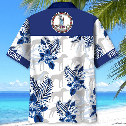 Proud Virginia State Hawaiian Shirt, custom shirt gift for men (view 3)