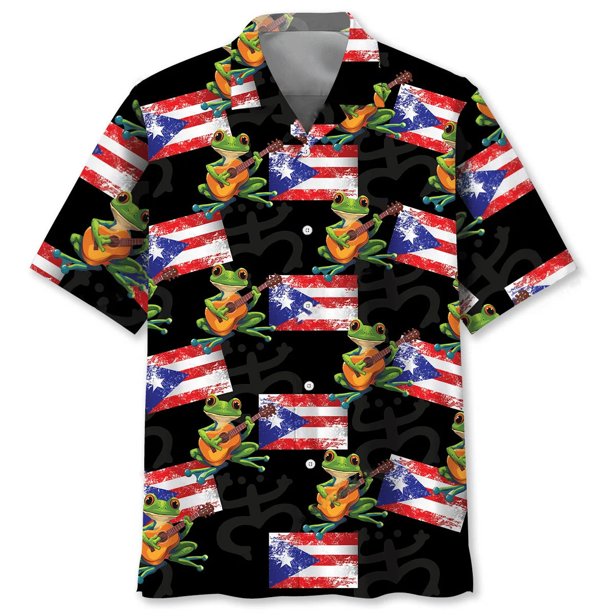 Puerto Rico Hawaiian Shirt, custom shirt gift for men (view 4)