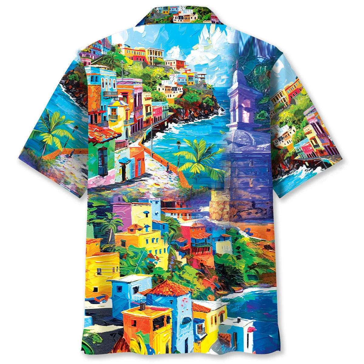Puerto Rico San Juan Hawaiian Shirt, custom shirt gift for men (view 2)