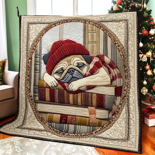 Pug Dream Quilt Blanket