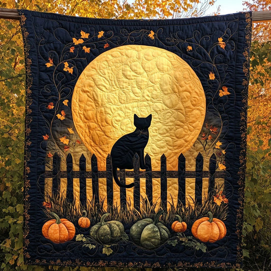 Pumpkin Prowl Quilt Blanket