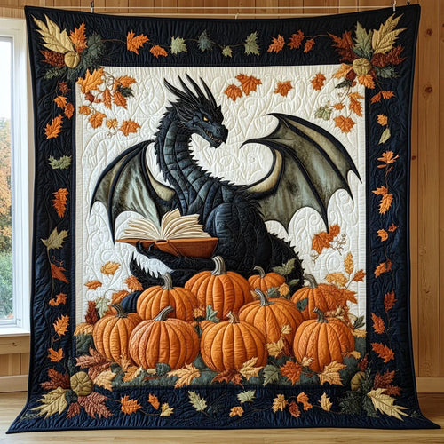 Pumpkin Spirit Quilt Blanket