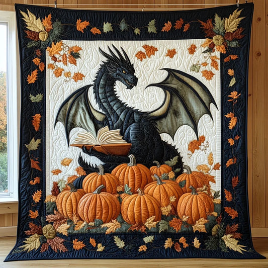 Pumpkin Spirit Quilt Blanket