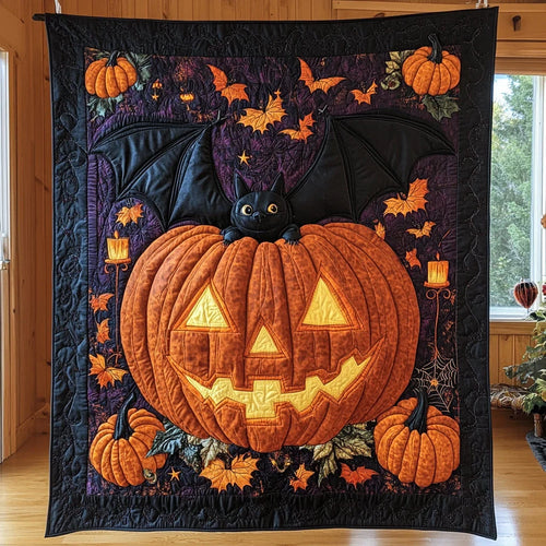 Pumpkin Veil Quilt Blanket