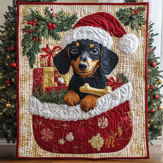 Pup Gift Quilt Blanket