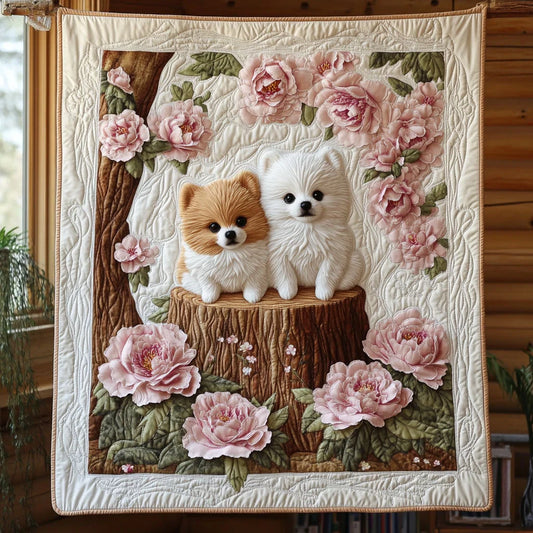 Puppy Friend Quilt Blanket