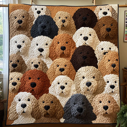Puppy Parade Quilt Blanket
