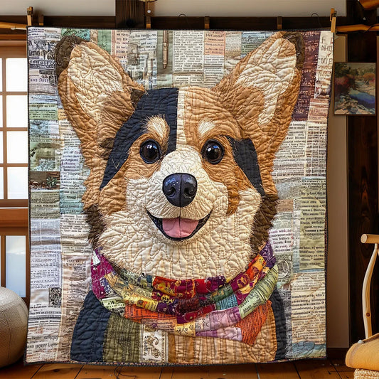 Puppy Patch Quilt Blanket