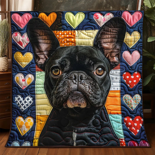 Puppy Patchwork Quilt Blanket