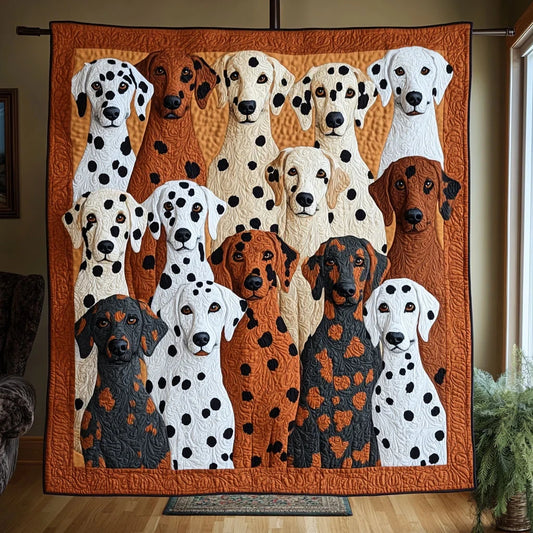 Puppy Spots Quilt Blanket
