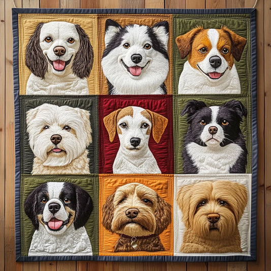 Puppy Type Quilt Blanket