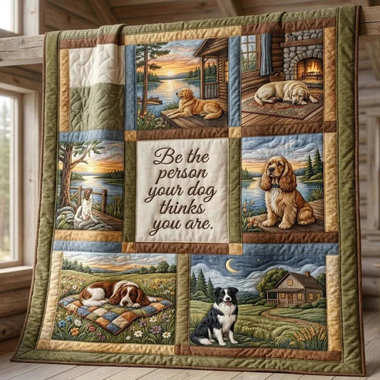 Pure Reflection Quilt Blanket - Quilted Blanket by OtterMia