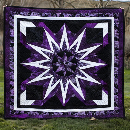 Purple Majestic Quilt Blanket