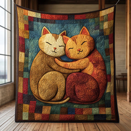 Purrfect Pair Quilt Blanket