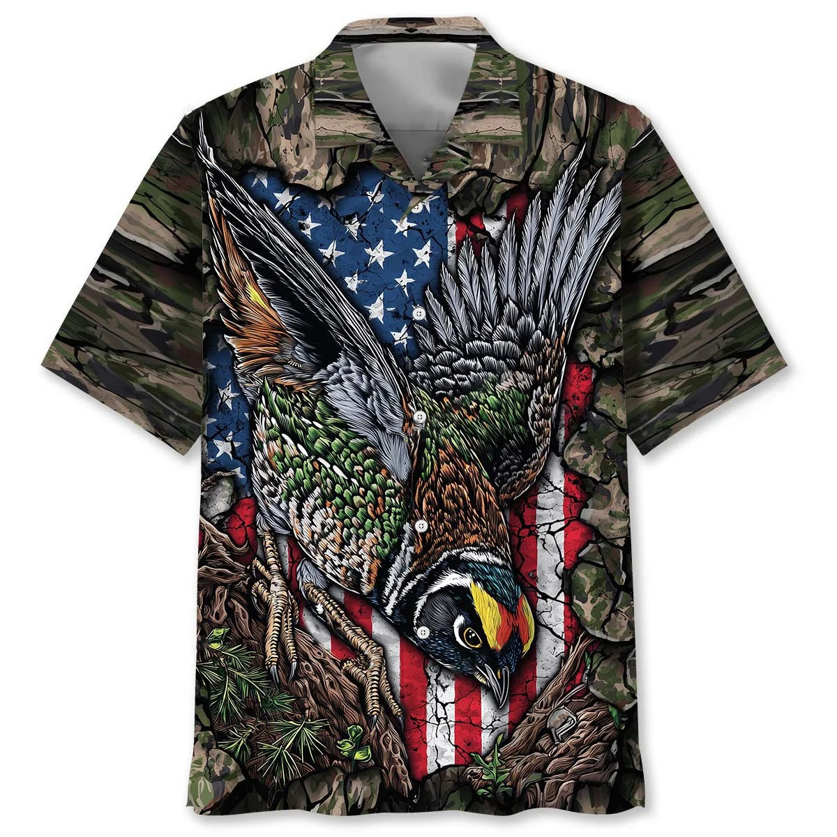 Quail Perched on the Rock Hawaiian Shirt, custom shirt gift for men
