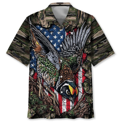 Quail Perched on the Rock Hawaiian Shirt, custom shirt gift for men