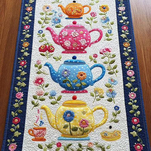 Quiet Delight Quilted Table Runner