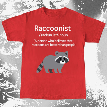 Raccoonist Raccoons Are Better Than People, funny meme tee gift (view 8)