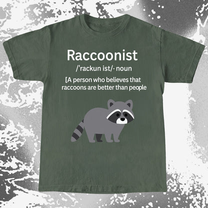 Raccoonist Raccoons Are Better Than People, funny meme tee gift (view 5)