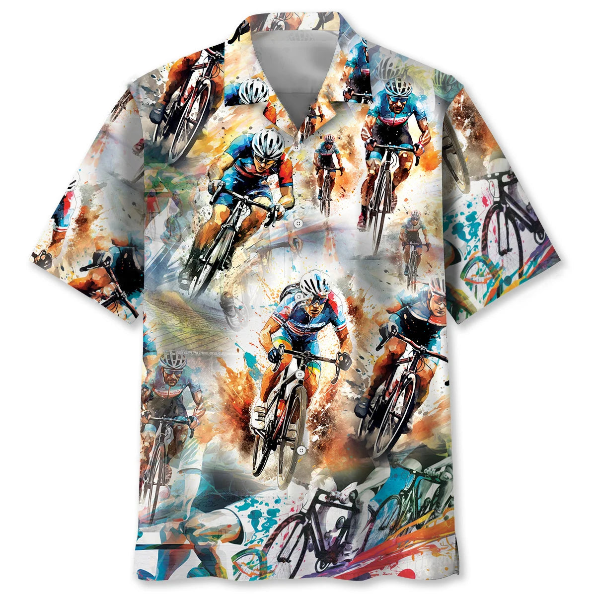 Racing Cycling Hawaiian Shirt, custom shirt gift for men (view 4)