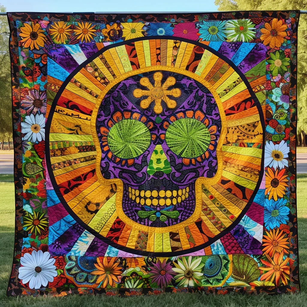Radiant Bones Quilt Blanket