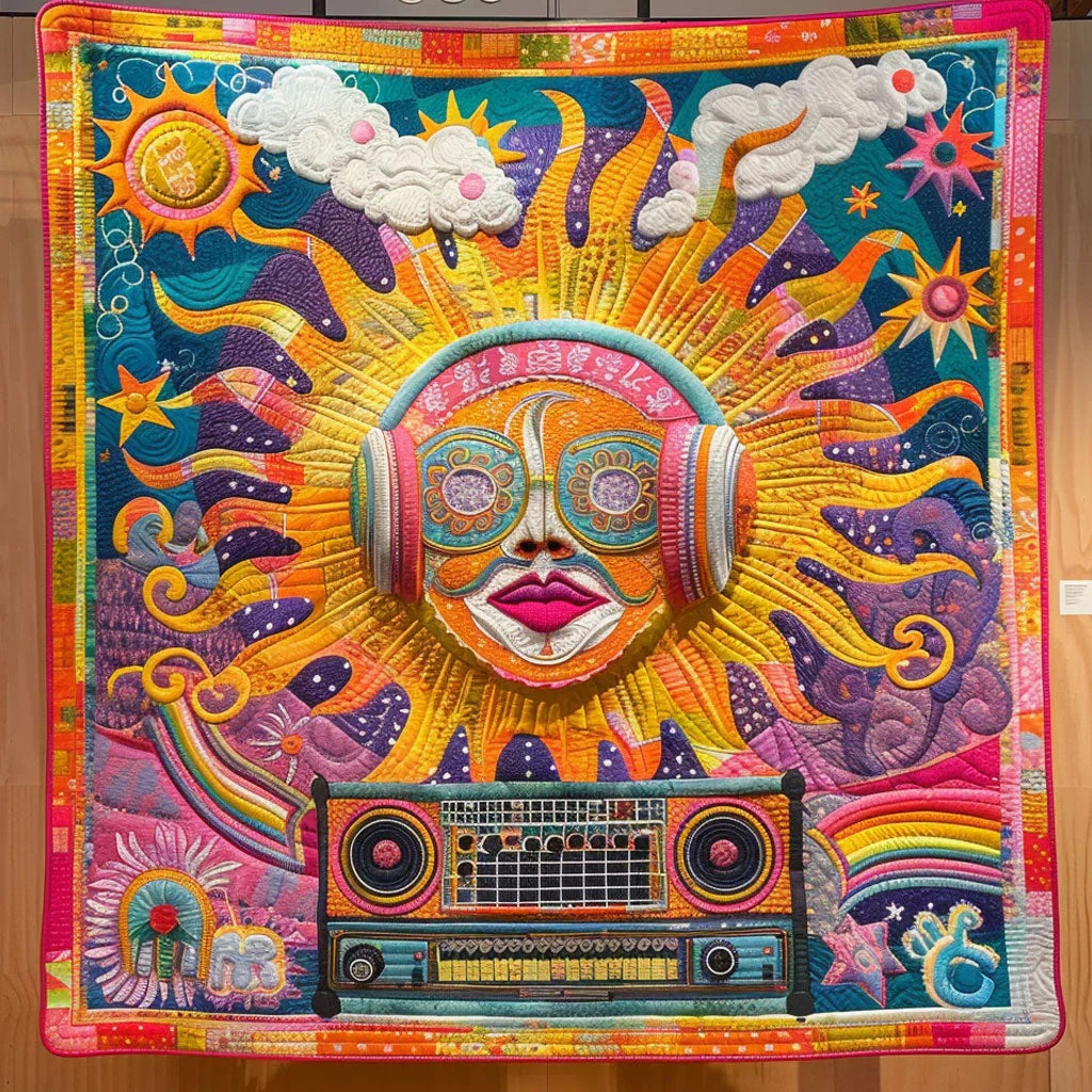 Radiant Soul Vibes Quilt Blanket