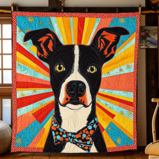 Rainbow Hound Quilt Blanket