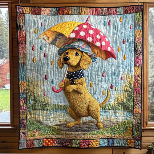 Rainbow Paw Walker Quilt Blanket