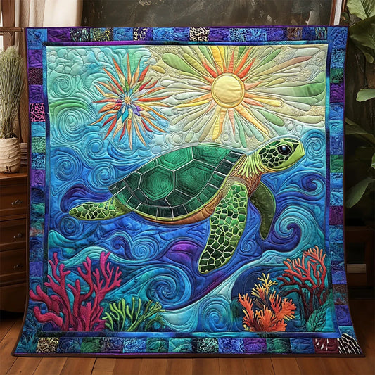 Ray Of Reef Quilt Blanket