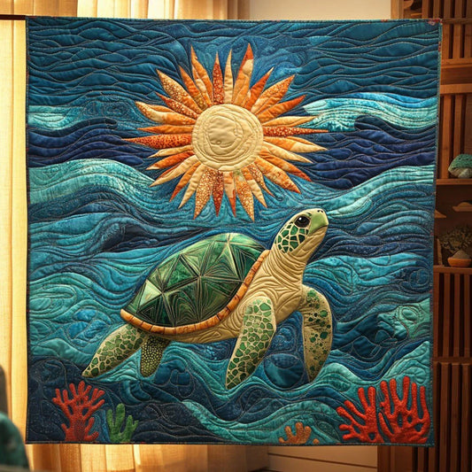 Ray Of Reef Quilt Blanket