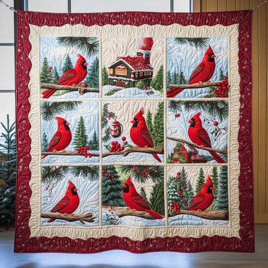 Red Blessing Quilt Blanket