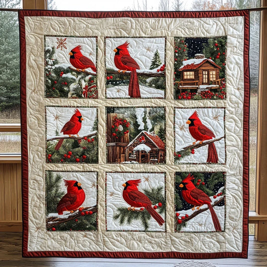Red Spirit Quilt Blanket